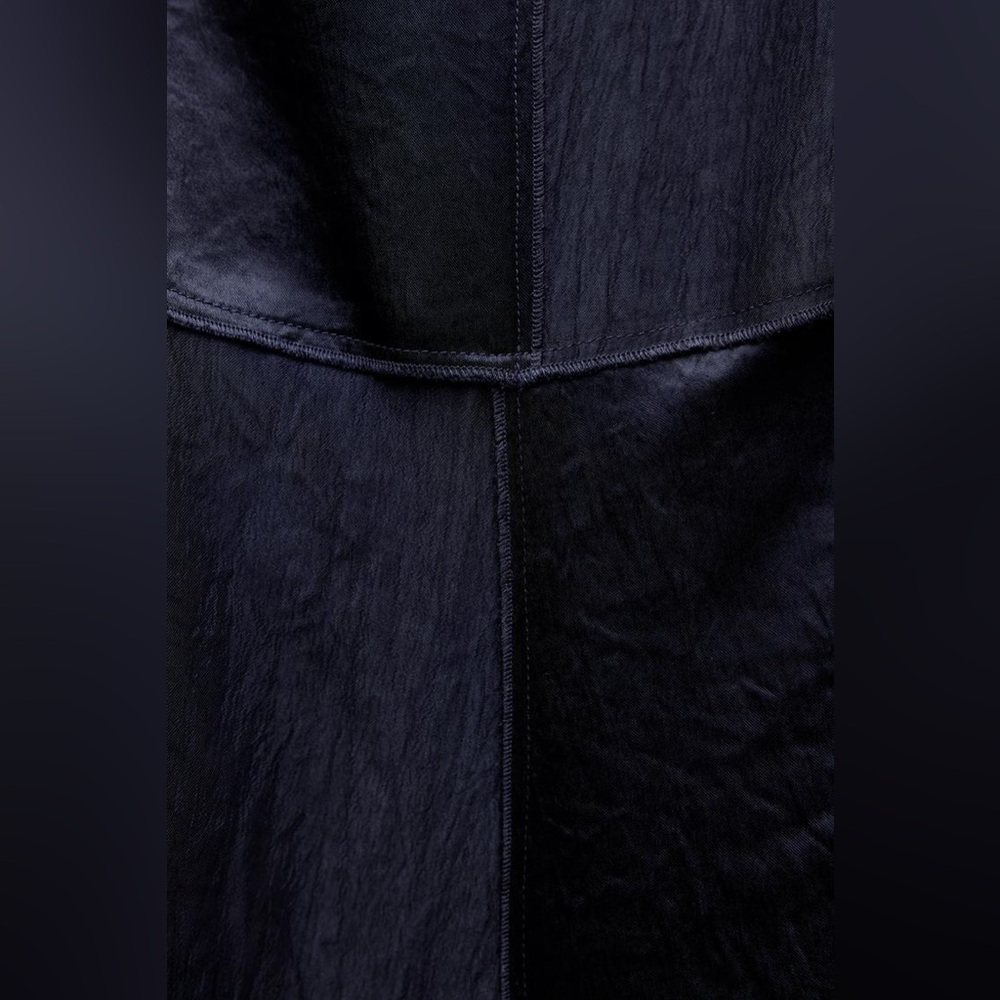 ZARA NWT SATIN EFFECT SLIP DRESS ZW COLLECTION SIZE MEDIUM - Picture 6 of 6